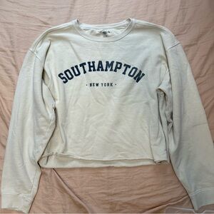Southampton New York Yellow/Cream Sweatshirt